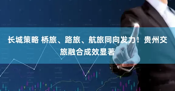 长城策略 桥旅、路旅、航旅同向发力!贵州交旅融合成效显著