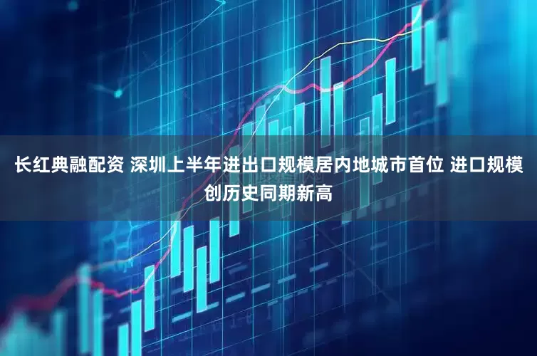 长红典融配资 深圳上半年进出口规模居内地城市首位 进口规模创历史同期新高